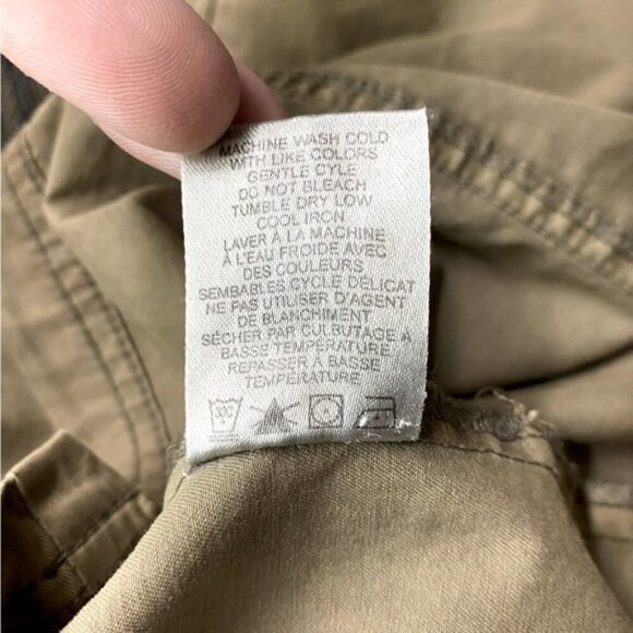 Kismet Tan With Black Southwestern Print Trim Utility Jacket L - Picture 5 of 16